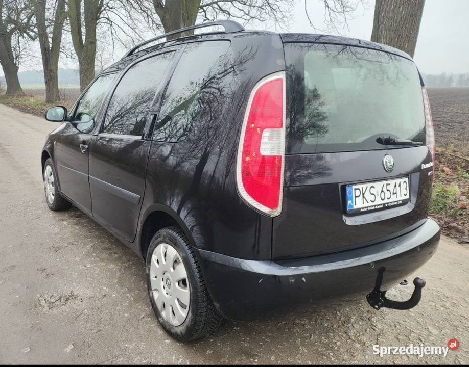 Skoda Roomster 14 benzyna welurowa tapicerka Stary Lubosz