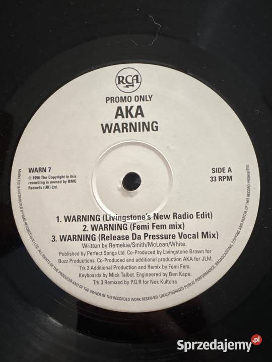 AKA Warning Promo Only 12 Maxi Single Płyty i kasety