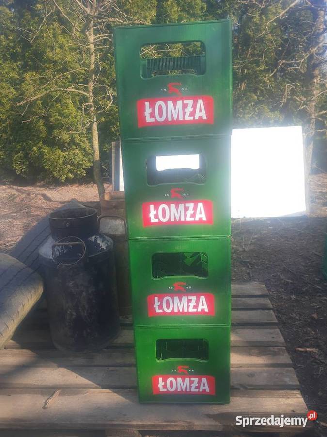 Skrzynka Łomża 05 krata transporter na piwo wino Karczmiska Pierwsze