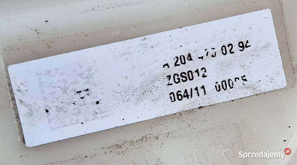 MERCEDES W204 Zespół pompy paliwa w zbiorniku osobowe