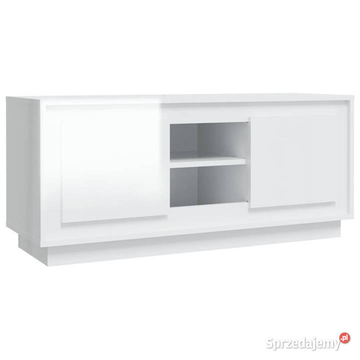 Szafka pod TV wysoki połysk biała 102x35x45 Warszawa