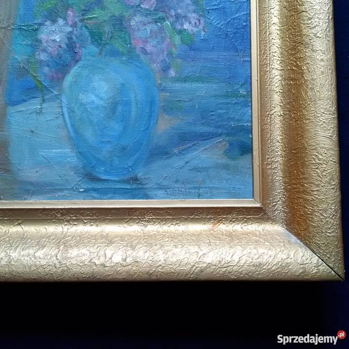 Obraz olejny na płótnie stary Malarz nieznany sprzedam