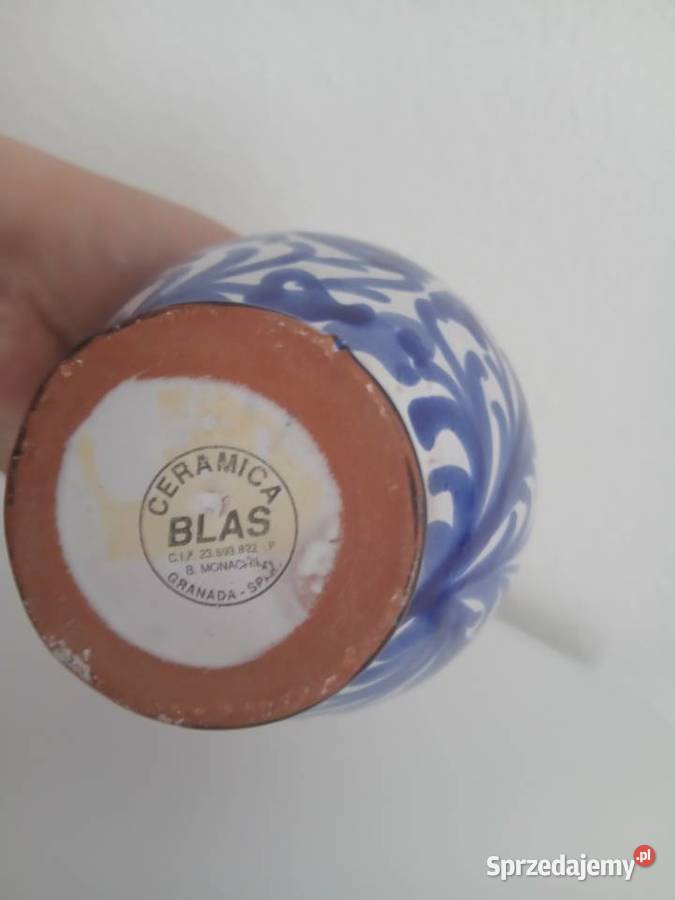 Hiszpański dzbanek BOTIJO Ceramica Blas Monachil Kraków