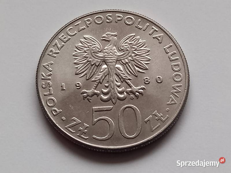 Moneta 50 Kazimierz I Odnowiciel 1980 r Kolekcje Koszalin