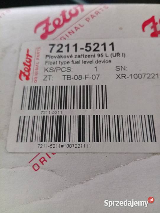 Pływak zbiornika 95 L Zetor Płock
