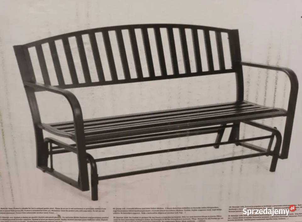 NOWA BUJANA huśtawka ławka metalowa warmińsko-mazurskie Olsztyn