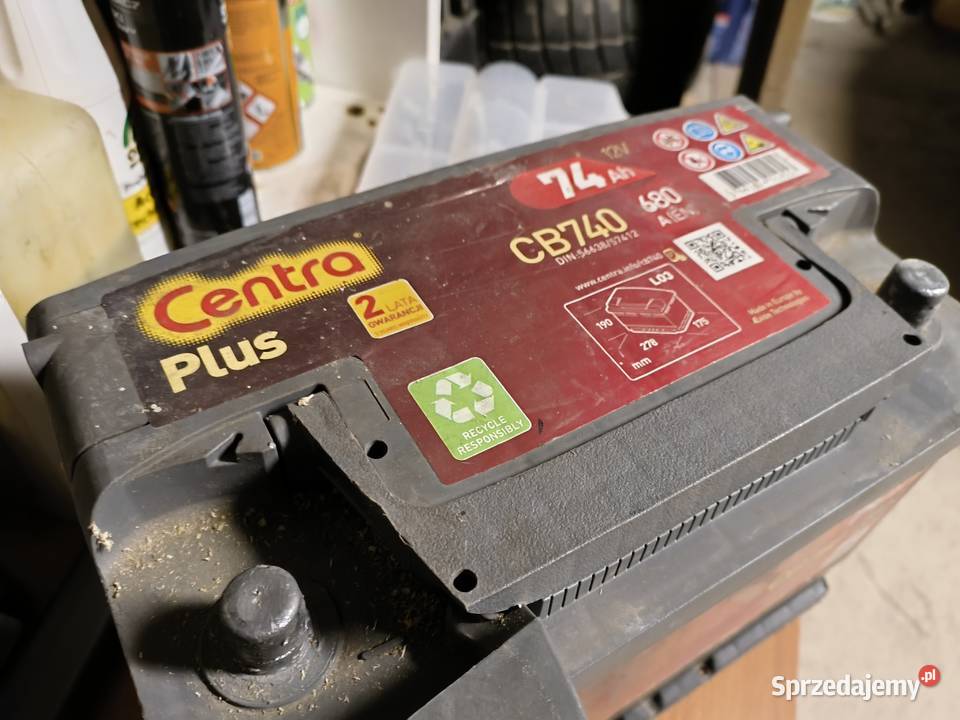 Akumulator Centra Plus 74ah osobowe Białystok sprzedam