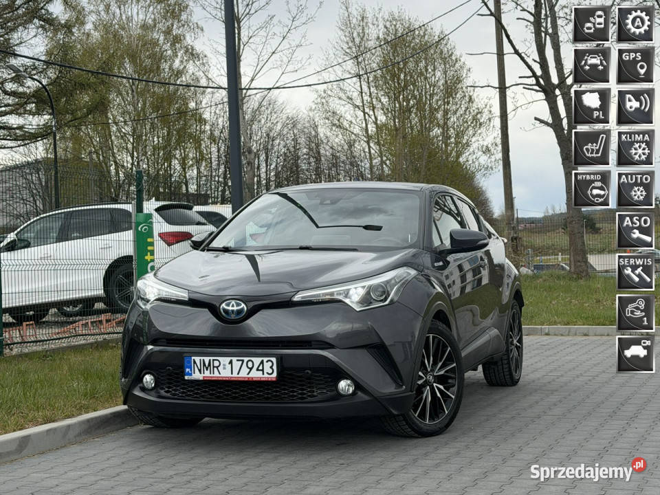 Toyota CHR 18 HYBRID Nawigacja Kamera Asystent isofix