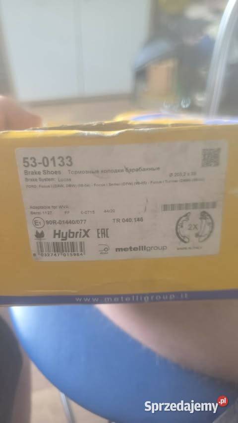 Nowe szczęki hamulcowe Metelli 530133 tył Ford śląskie sprzedam