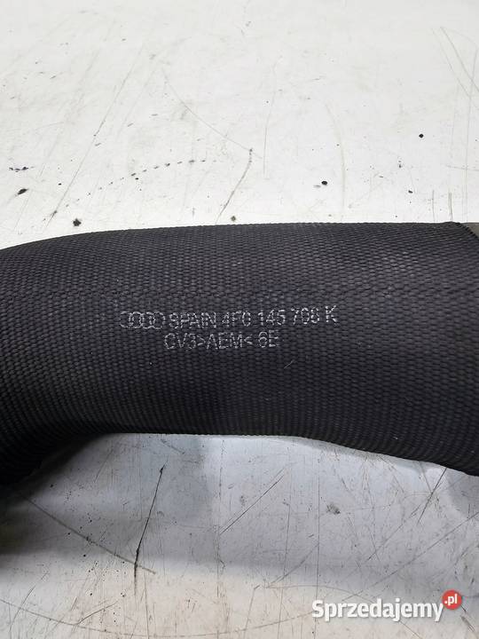 RURA WĄŻ INTERCOOLERA AUDI A6 C6 4F0145708K Turbosprężarki Przystajń
