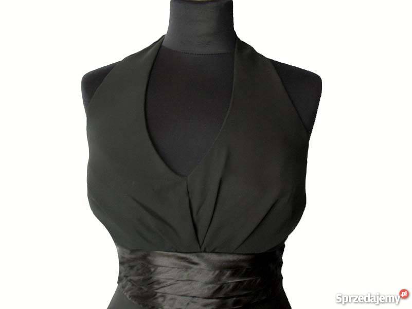 MAXI MODNA SUKIENKA SZYFON SUKNIA 42 XL biust mazowieckie