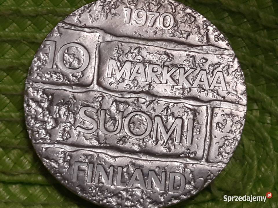 moneta srebrna Finlandii z 1970r podlaskie