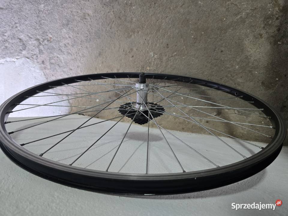 Koło rowerowe aluminiowe z zębatką Czarna Woda