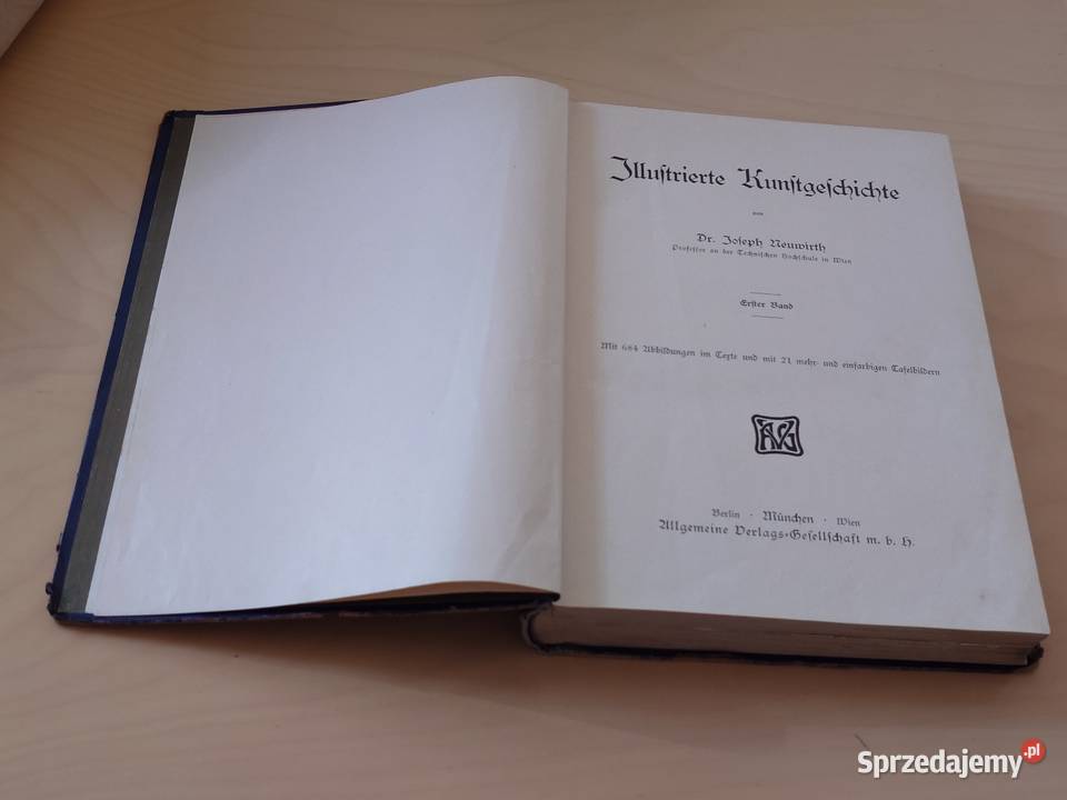 Stara książka Illustrierte Kunstgeschichte dr Poradniki, albumy i reportaże Warszawa