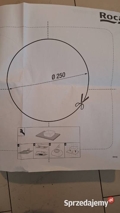 Umywalka nablatowa ROCA 270 mm Książenice sprzedam
