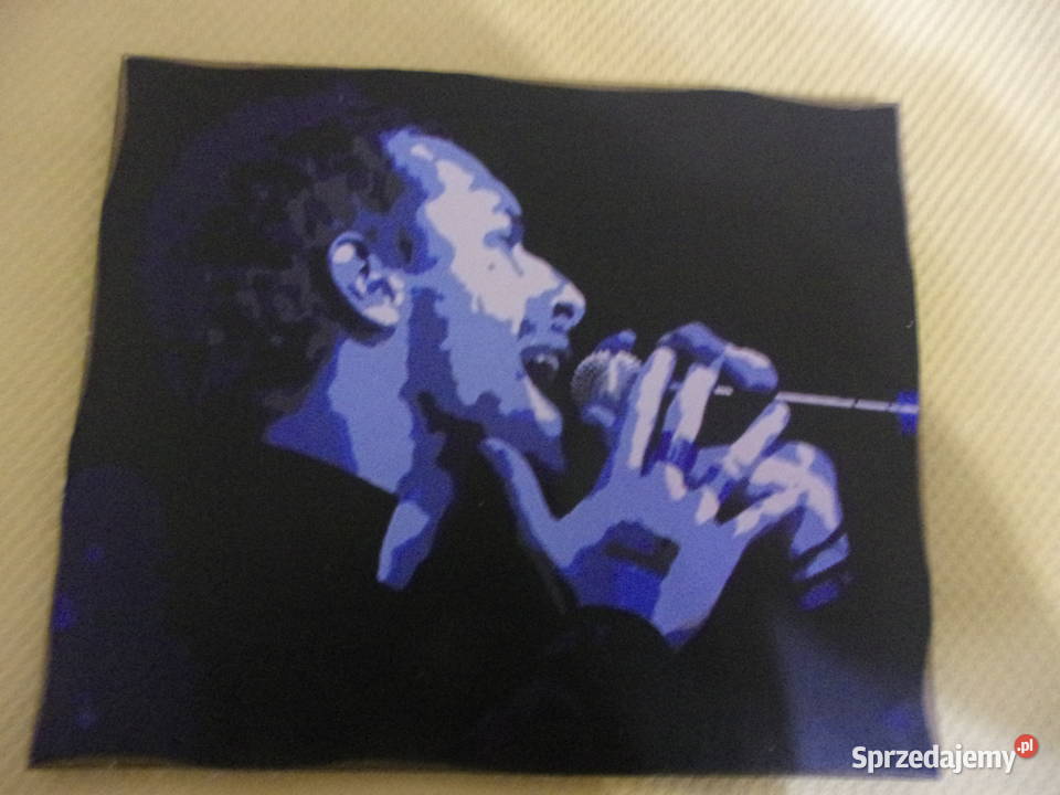 Śpiewający Wokalista dość wyjątkowy obrazek na Warszawa