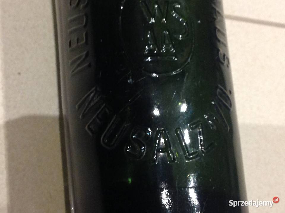 Stara Butelka Szklana NEUSALZER BRAUHAUS NEUSALZ Nowa Sól