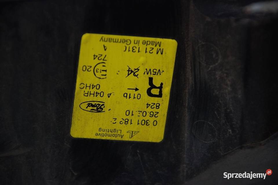 LAMPA PRAWA PRZÓD FORD GALAXY osobowe Lipno