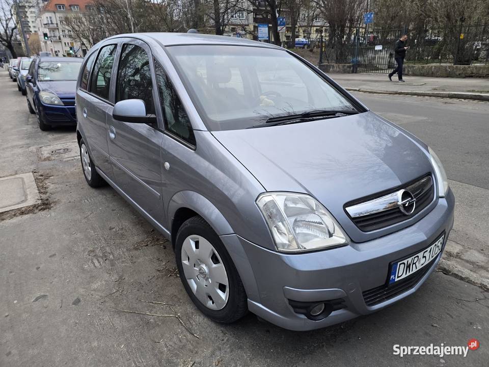 Meriva 14 benzynaSalon Polska mały przebieg manualna dolnośląskie Środa Śląska