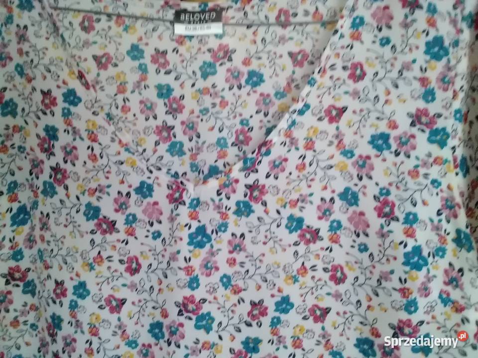 Bluzka damska wielobarwna łączka Rozmiar 40(L) Moda i Styl łódzkie Łódź