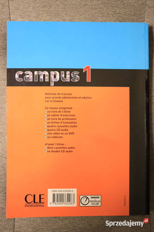 Campus 1 Methode de francais CLE mazowieckie sprzedam