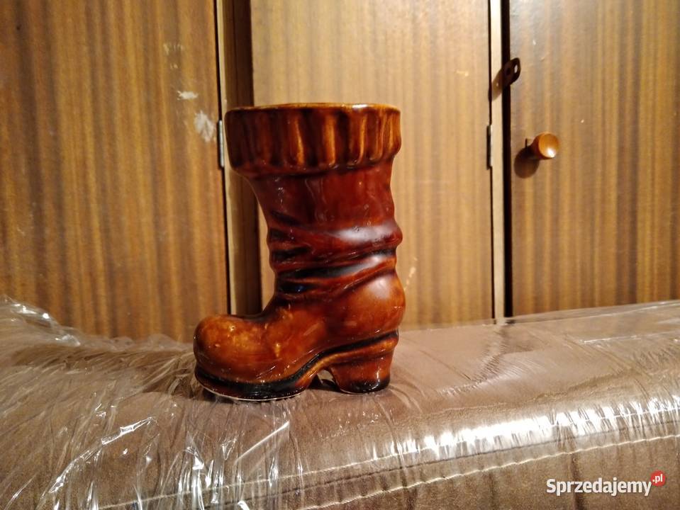 Wazon kształt buta Ceramika i szkło Piaseczno sprzedam