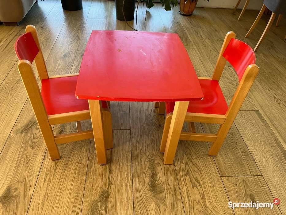 Zestaw dziecięcy stolik dwa krzesła firmy
