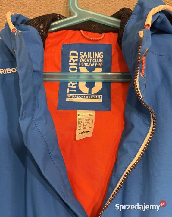 Chłopięca niebieska kurtka przeciwdeszczowa Żyrardów