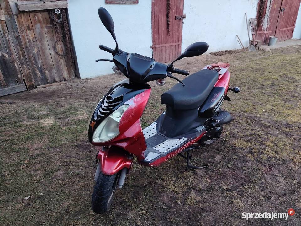 Skuter Romet 747 zarejestrowany pas napędowy Przedbórz