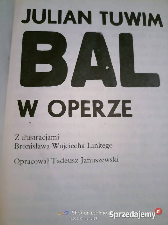 Bał w operze Tuwima rysunki Linkego księgarnia Warszawa
