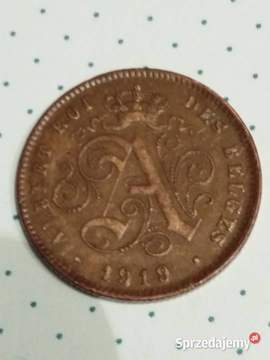 Moneta 2 centymy Belgia 1919 sprzedam