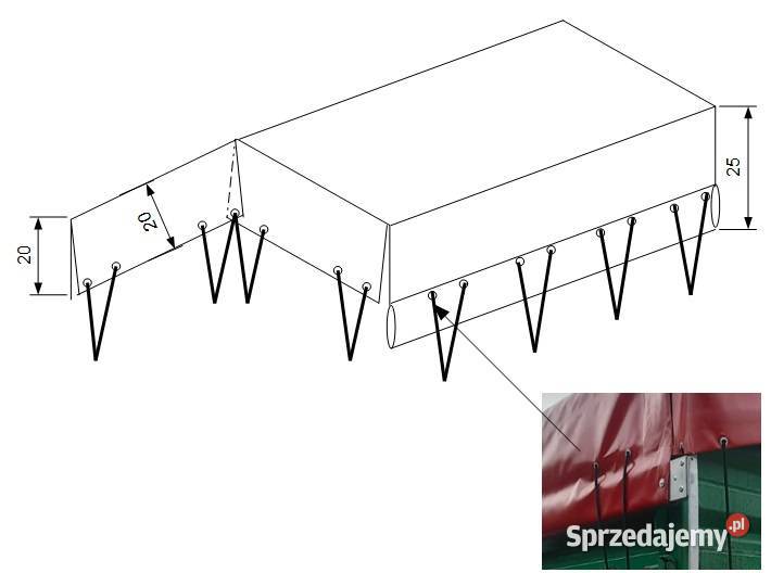 Plandeka plandeki HL Brandys D47 D50 D55 900g