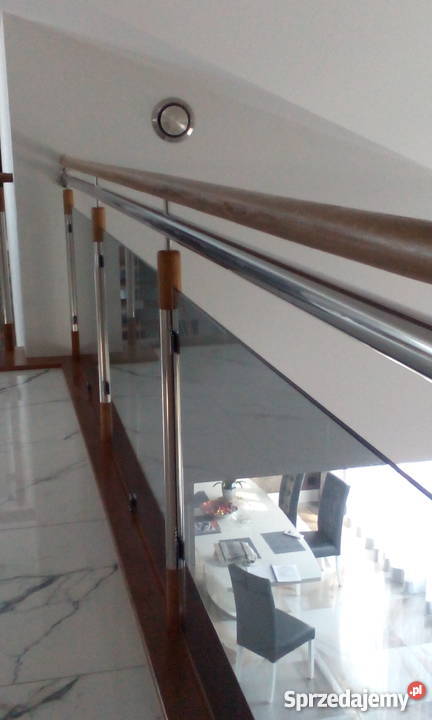 barierki balustrady nierdzewne z szybą Dom i Ogród