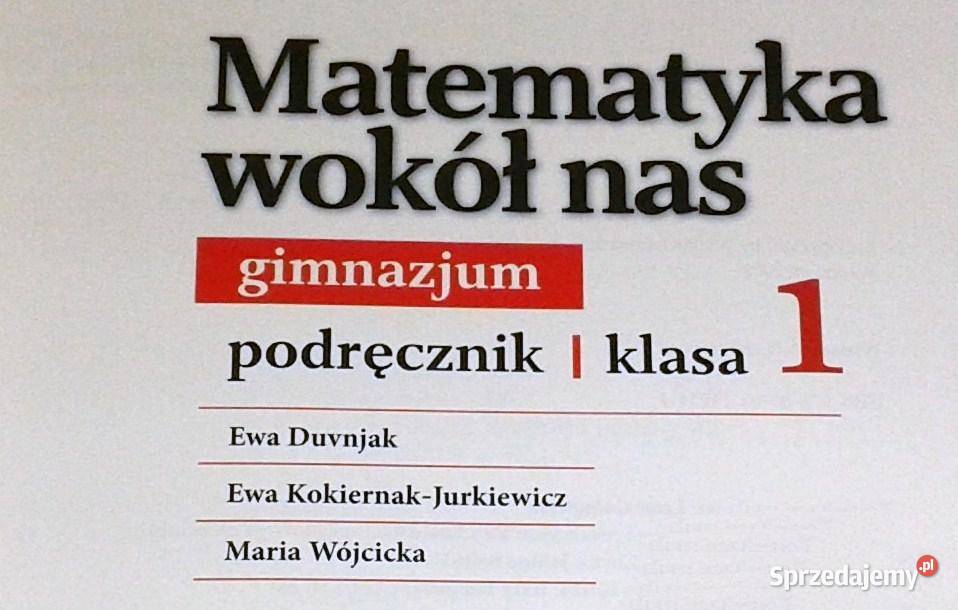 Matematyka wokół nas Kl 1 Podręczniki E Duvnjak lubelskie
