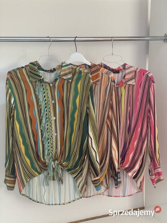 przepiękna koszula bluzka w stylu boho Mihos Bytom