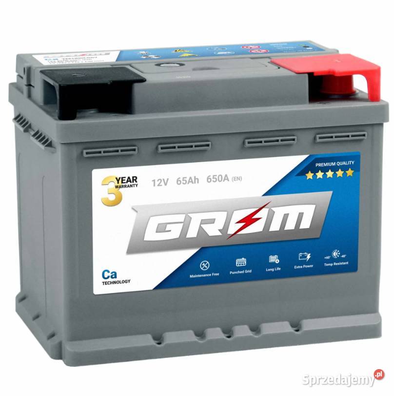 Akumulator Grom Premium 65Ah 650A Stalowa Wola sprzedam