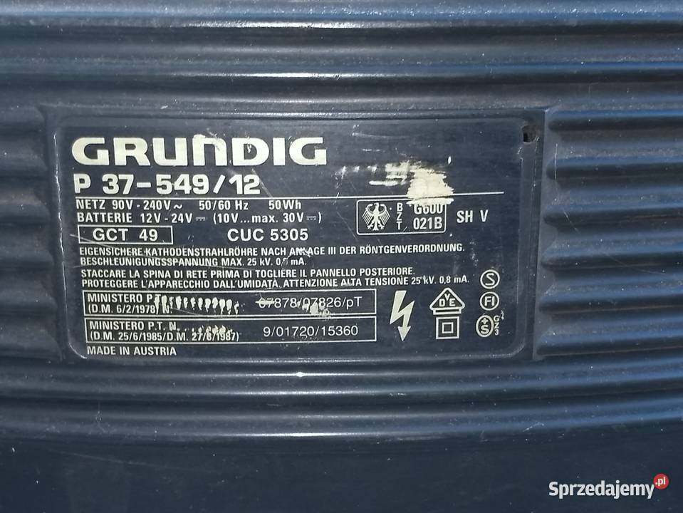 Telewizor GRUNDIG podwójne zasilanie Łódź sprzedam