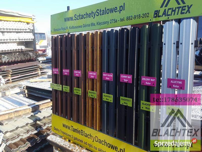 Trwałe SZTACHETKI przęsła ogrodzenia brama małopolskie Nowy Sącz sprzedam