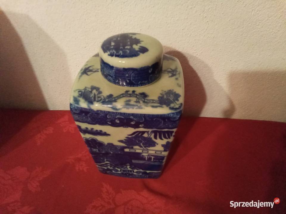 Pojemnik na herbatę ciastka chiński motyw Warszawa
