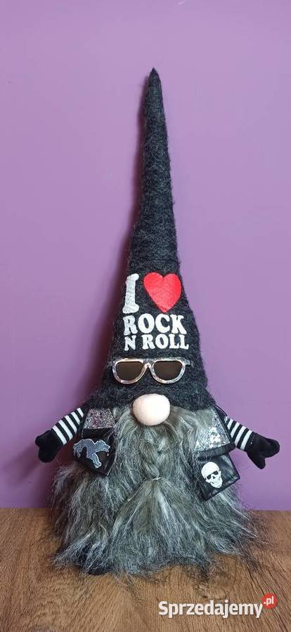 Skrzat świąteczny 50 Krasnal Gnom Mikołaj ozdoba Jasień