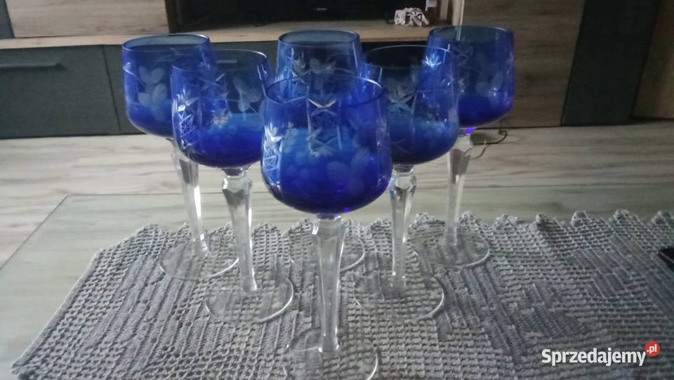 Kieliszki Kryształowe Remery PRL zestaw 6 sztuk Mysłowice sprzedam