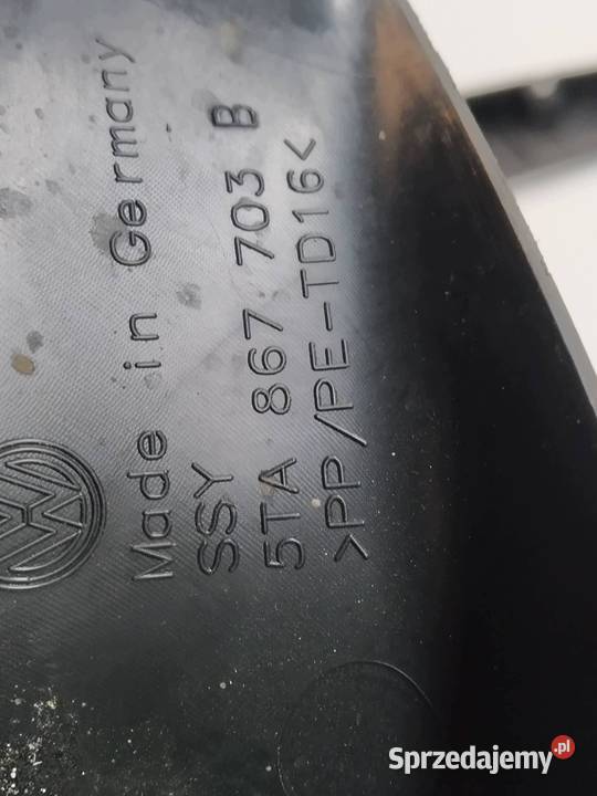 OSŁONA KLAPY BAGAŻNIKA GÓRNA KPL 5TA867703B VW świętokrzyskie