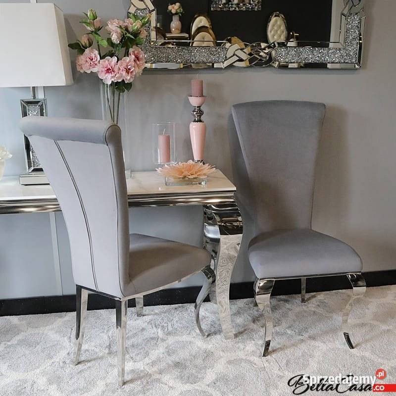 Krzesła glamour Ottavio Tapicerowane Do jadalni Warszawa