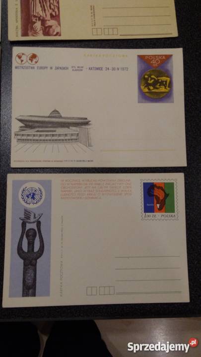 karty pocztowe PRL lata siedemdziesiąte Sieradz