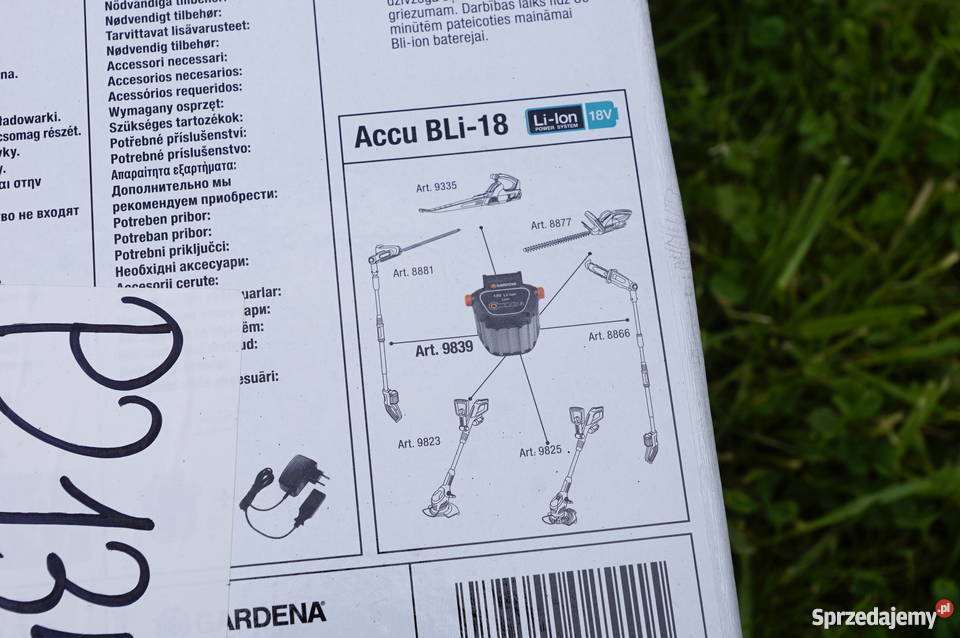Sekator akumulatorowy GARDENA 18V Bielsko-Biała sprzedam