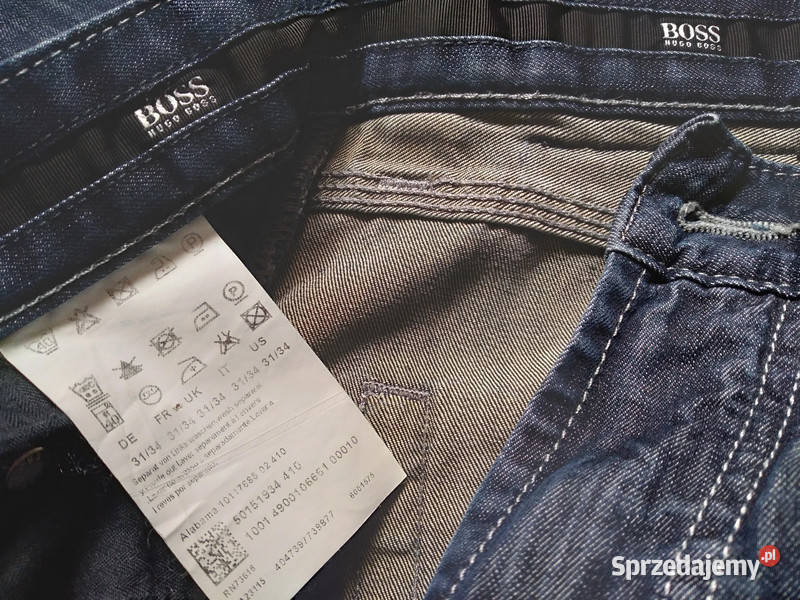 Spodnie męskiebawełna granatowe rozmiar L Hugo Hugo Boss Kielce