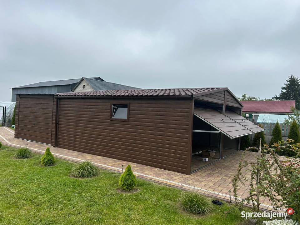 Garaż Blaszany dwustanowiskowy dwuspadowy 6x6 świętokrzyskie Kielce sprzedam
