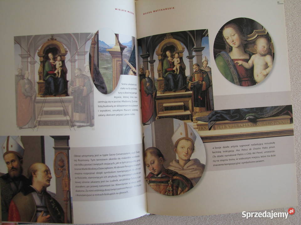 Muzea Watykańskie Rzym cykl Wielkie muzea Brzegi sprzedam