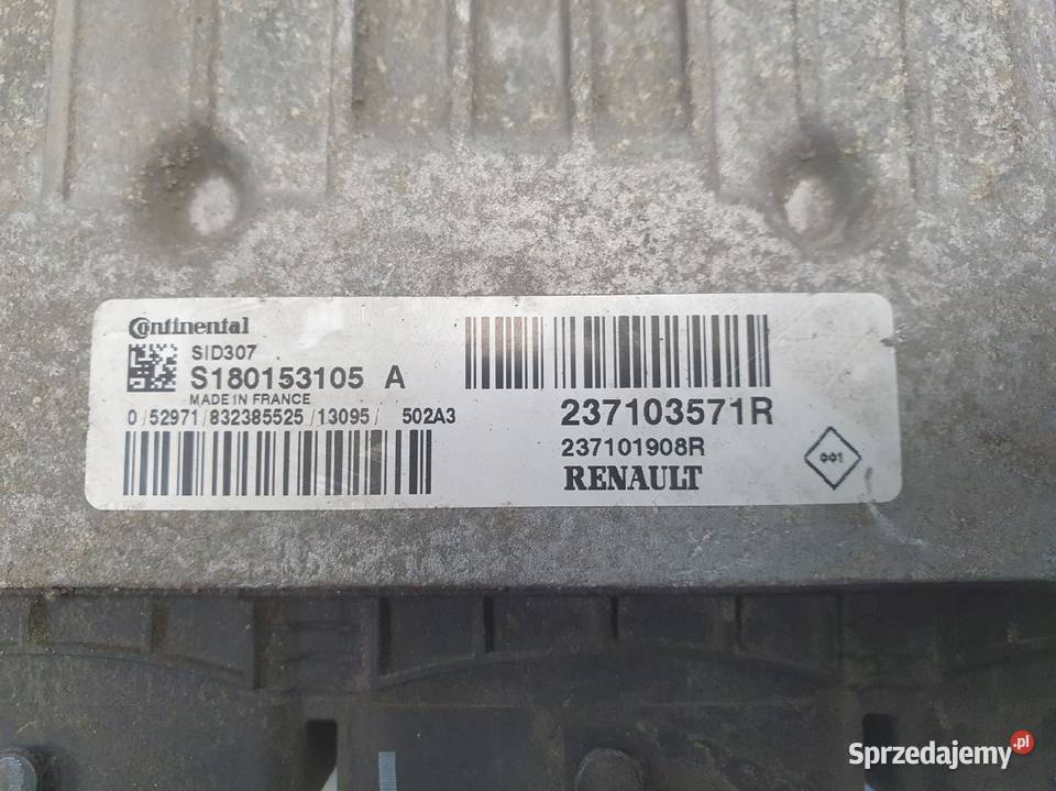 Renault Scenic III 15 DCi KOMPUTER SILNIKA osobowe Janów