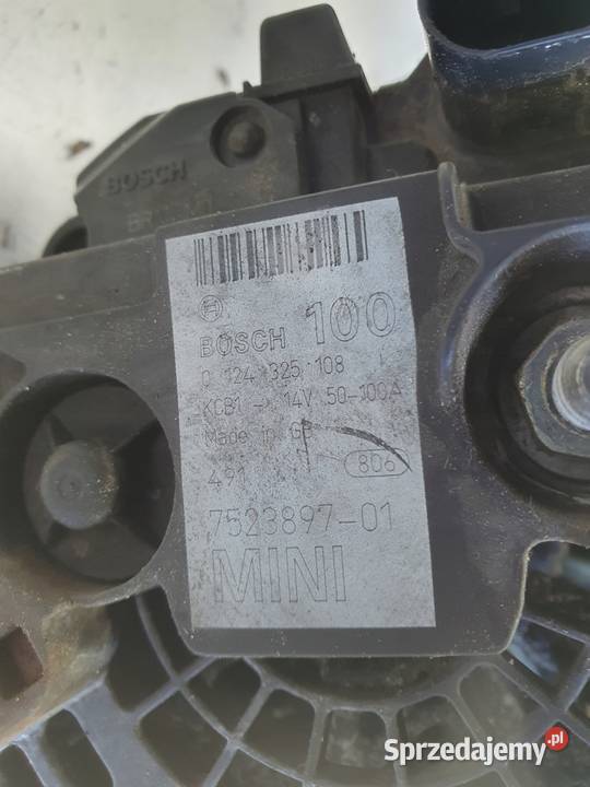 ALTERNATOR Mini One R50 R53 16 16V 100A lubelskie Chełm
